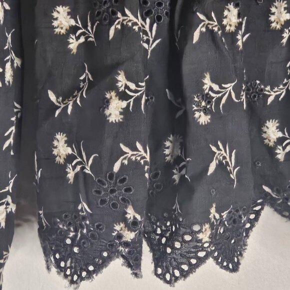 American Eagle Long Sleeve Blouse Medium - Picture 5 of 9